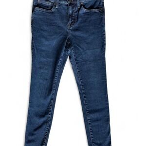 Madewell 9" Mid-rise skinny jean in‎ a medium/dark wash. Size 29 X 29